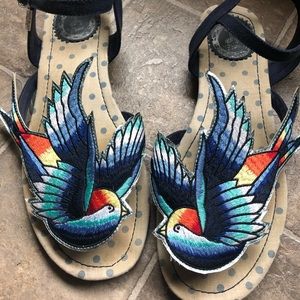 Miss L Fire Blue Bird size 40 size 9 true to size